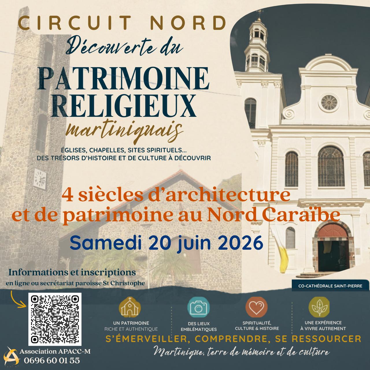 Circuit Nord : Découverte du patrimoine religieux de la Martinique